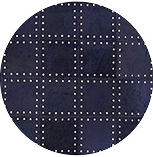 STELLE DESIGN - Navy with Silver Studs